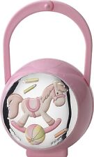 Set Box e Spilla Porta Ciuccio con Catena Cavallo Rosa Atelier M 1036 R