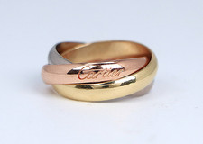$2,650 Cartier 18k Yellow Rose