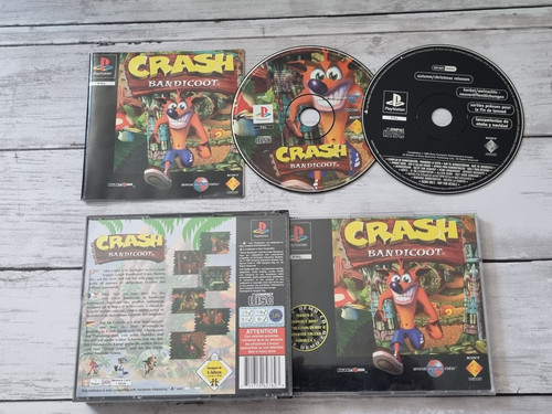 Crash bandicoot ps1 big - big, box