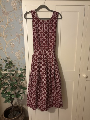 Toast lampone multi pinafore - lampone,