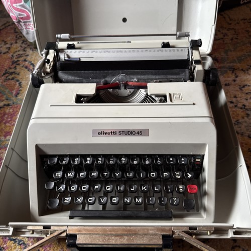 Vtg grey olivetti studio - vtg, 45