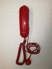 MINI TELEFONO ROSSO - FISSO C/FILO-  DA PARETE O TAVOLO  ASTRA PH 100 - VINTAGE