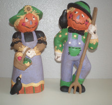 Coppia spaventapasseri testa