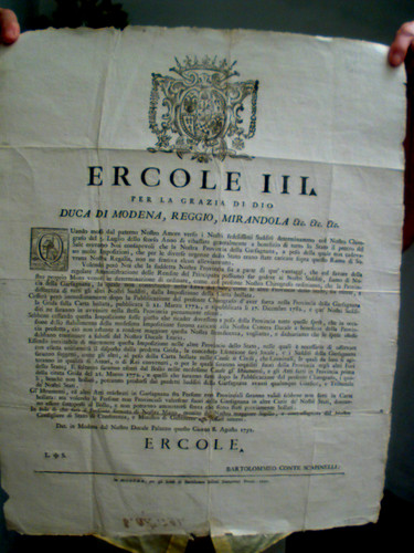 Ercole iii duca modena - iii, di