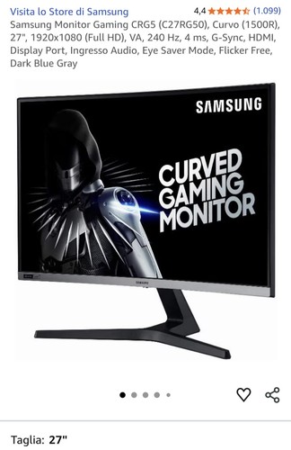Samsung monitor gaming crg5 - samsung,