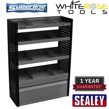 Sealey Scaffale Piatto Modulare Furgone Sistema di Stoccaggio Superline Pro Organizzatore Attrezzi
