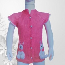Hand Knitted Kids Fall Vest