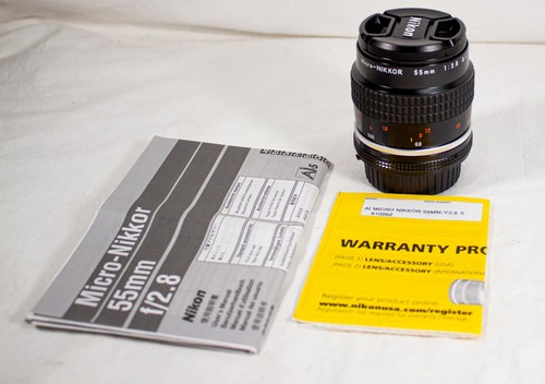 Nikon micro nikkor - 55mm, f/2.8