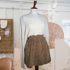 GONNA A PALLONCINO TESSUTO