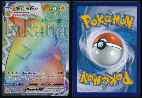 Carta pokémon pikachu vmax - carta,