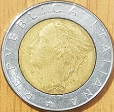 Moneta 500 lire - moneta, da
