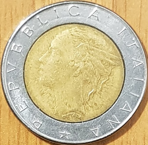 Moneta 500 lire dal - dal, al