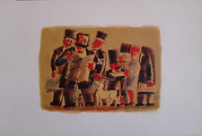 Franz Borghese (Roma 1941 - 2005) - Litografia -  "senza titolo"