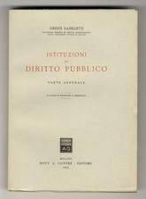 Istituzioni di diritto pubblico. Parte generale. Ordinamento costituzionale d...