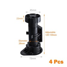 Piedino per armadio mobile