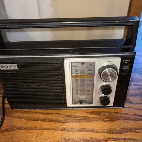 Vintage sony icf 7280w - vintage, serial