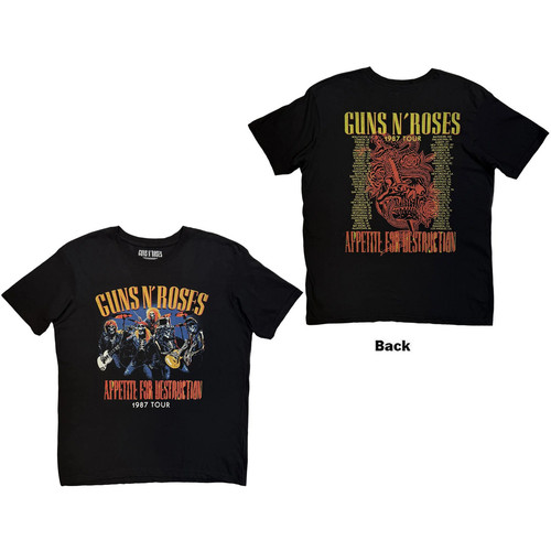 Shirt unisex guns roses - t-shirt, n'