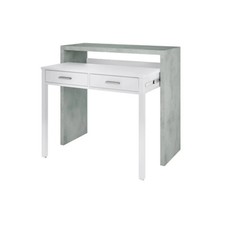 KIT SCRIVANIA ESTENSIBILE 99X36X88H BIANCO CEM.