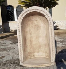 CUPOLA NICCHIA GROTTA CAPPELLA PER STATUE SACRE DA GIARDINO PER ESTERNO  CEMENTO