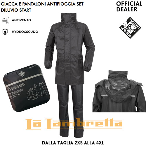 Giacca pantaloni antipioggia - giacca, e