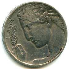 Italia 20 centesimi 1909 R n