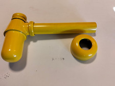 VOLA ORIGINALE SIFONE A BOTTIGLIA   JACOBSEN  ACCESSORI BAGNO GIALLO VINTAGE