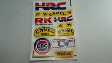 Set emblema HRC Honda adesivo