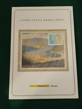 Folder Filatelico Francobolli 2001 Como Città della Seta