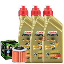 TAGLIANDO 3L OLIO CASTROL POWER 1 15w50 + FILTRO BMW G 650 X MOTO 2007/2010
