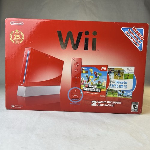 Nintendo wii red - red, console