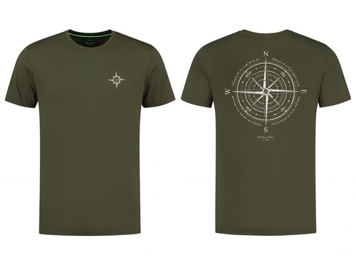 Shirt korda compass oliva - t-shirt,