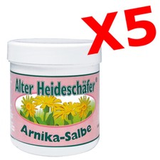 Kit Risparmio 5 barattoli da 100 ml Alter Heideschafer Arnika-Creme Crema Arnica