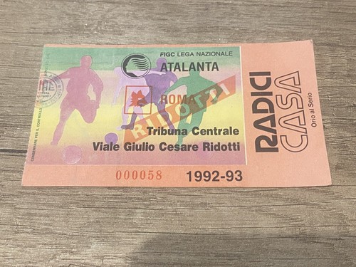 Atalanta roma biglietto ticket - atalanta-roma, biglietto/ticket