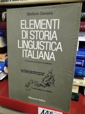 Elementi di storia linguistica italiana S. Gensini Minerva Italica