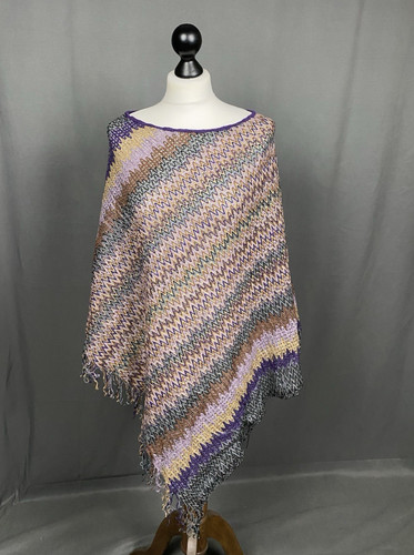 Poncho tunica donna