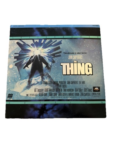 The thing movie laser disk - thing,