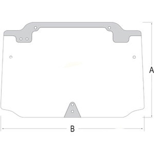 Glass 44911502 fits ford - 44911502,