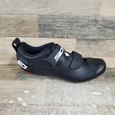 Scarpe bicicletta uomo Sidi T-5 Air Triathlon taglia 10 nero bianco 3 bulloni sneakers