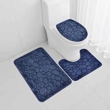 Set tappetino bagno 3 pezzi