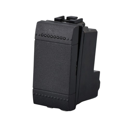 Deviatore 16a 220v mbl nero - 1p,
