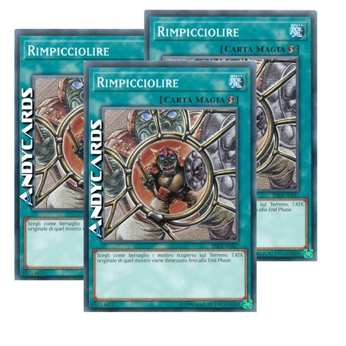 Rimpicciolire - 3x, (shrink)