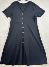 boohoo abito donna nero maxi