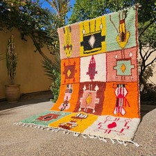 Tappeto colorato marocchino