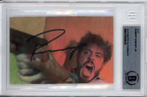 Signed robert downey - signed,