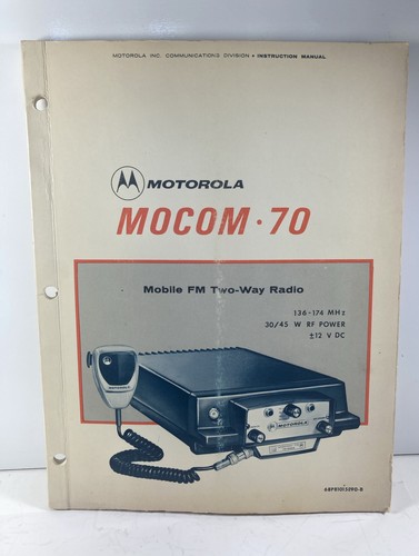 Motorola mocom mobile fm - motorola, mocom-70