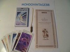 IL PENDOLO MAGICO MANUALE DI RADIOESTESIA + CARTE DELLO ZODIACO ASTRA VINTAGE