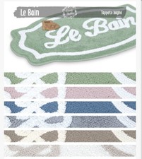 TAPPETO Shabby Chic Le Bain 60x110cm. 6 varianti colore