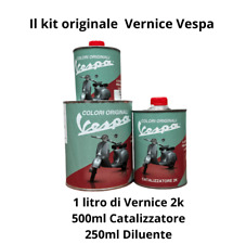 Vernice Piaggio colori originali Vespa kit per restauro 1lt + 0,5 catalizzatore.