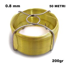 ROTOLO DI FILO DI FERRO DORATO