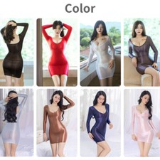 Donna Semi Vestito Velato